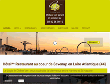 Tablet Screenshot of hotel-lechenevert.fr